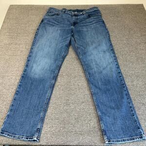 L.L. Bean Jeans Men's 37x32 Blue Denim Medium Wash Straight Leg‎ Casual Wear